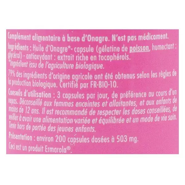 Óleo de Prímula Superdiet 200 cápsulas