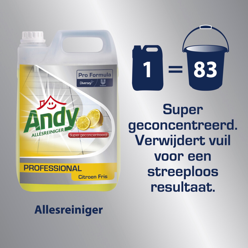 Andy Professional Allesreiniger Citroen Fris Pro Formula5 liter