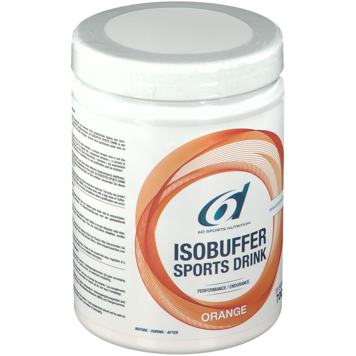 6D Sports Nutrition Isobuffer Sports Drink Orange