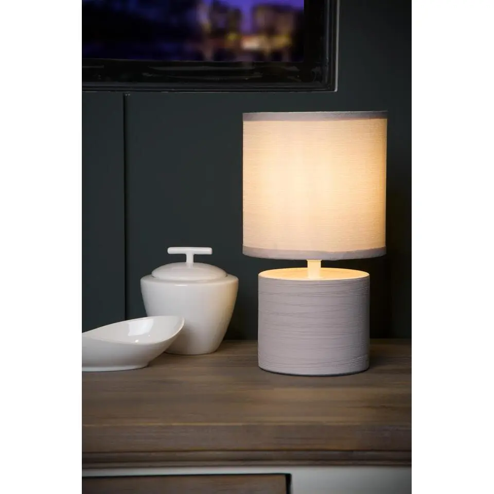 Lucide GREASBY Tafellamp - Beige