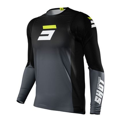 Maillot cross Shot AEROLITE - GRADIENT GREY 2022 - Gris / Noir