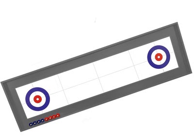 Nordic Games Shuffleboard/Curling 2-i-1 Spillebord