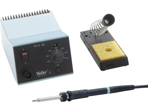 Weller T0053250699N, 1 kanaler, 9 °C, 150 °C, 450 °C, Cylindrisk, Sort, Blå