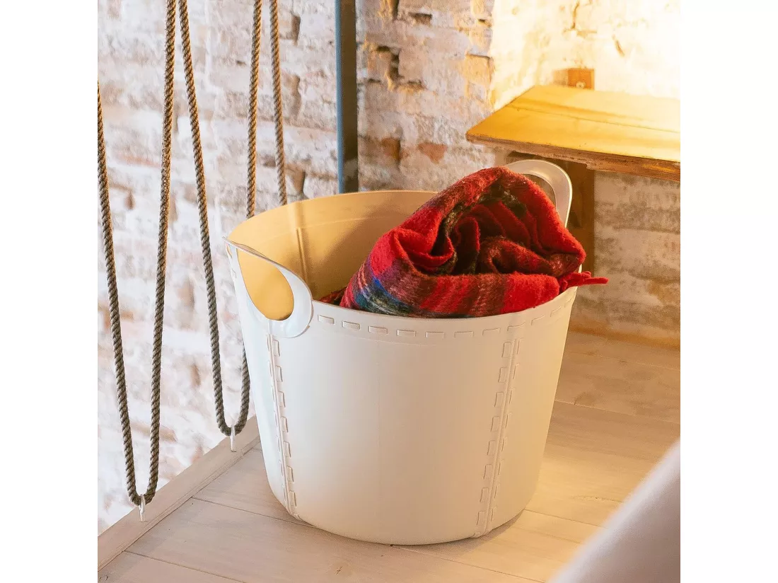 panier de rangement craft medium 25l gris clair 45x38,5x34