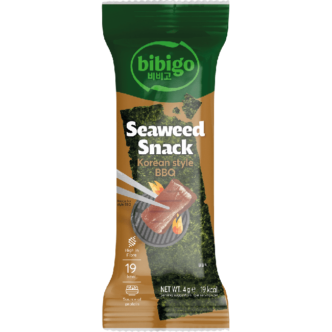 CJ Bibigo Zeewier Snack Koreaanse BBQ Smaak 4g