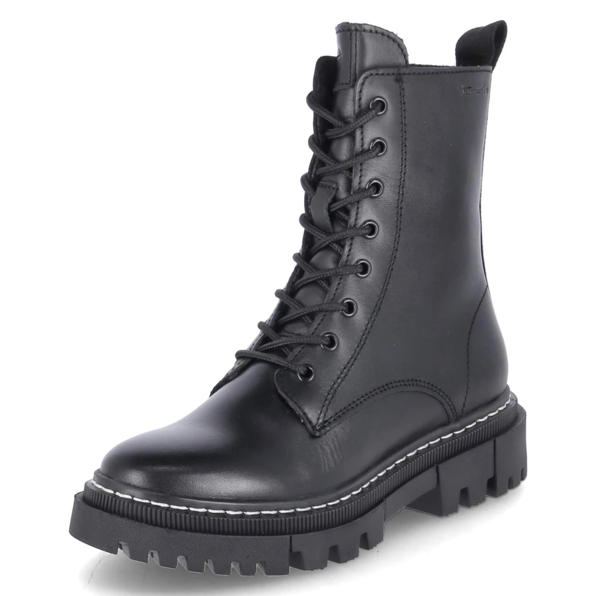TamarisSchnürstiefeletten - BLACK LEATHER