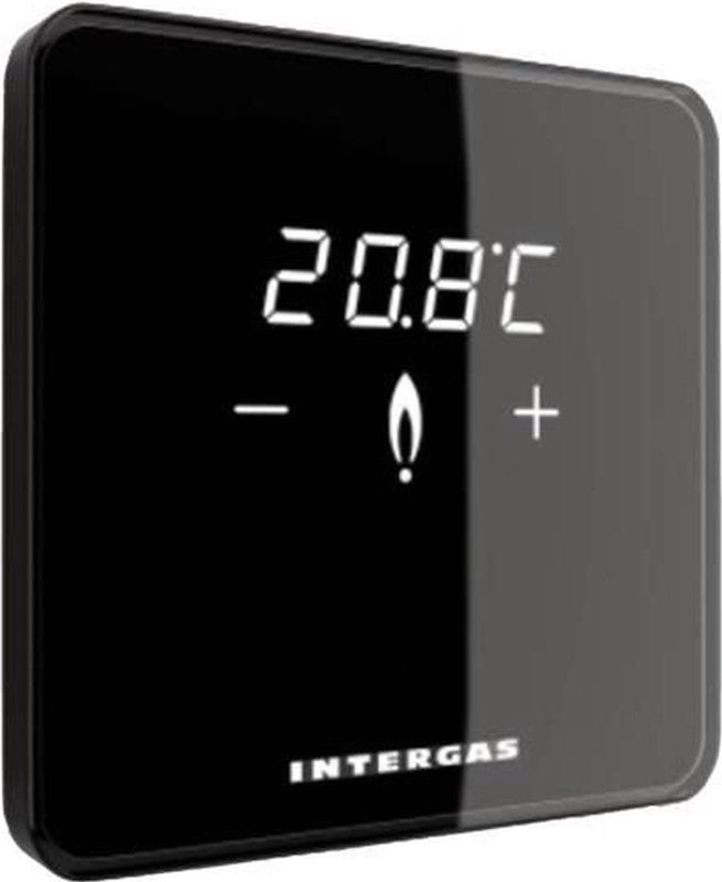 Intergas - Comfort Touch - Thermostaat - Zwart - Modulerend + Incomfort Basis Ll Gateway