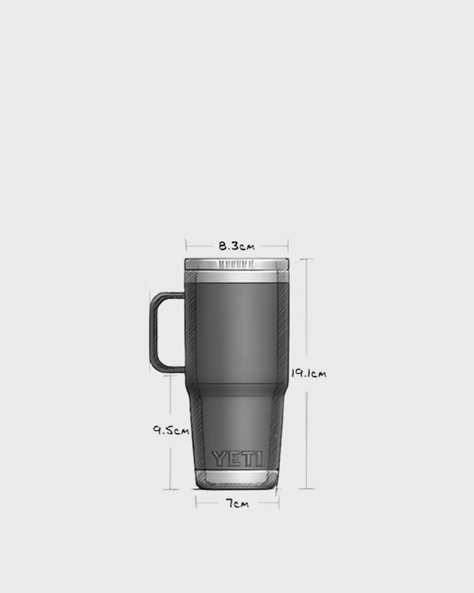 YETI Rambler 20 Oz Travel Mug