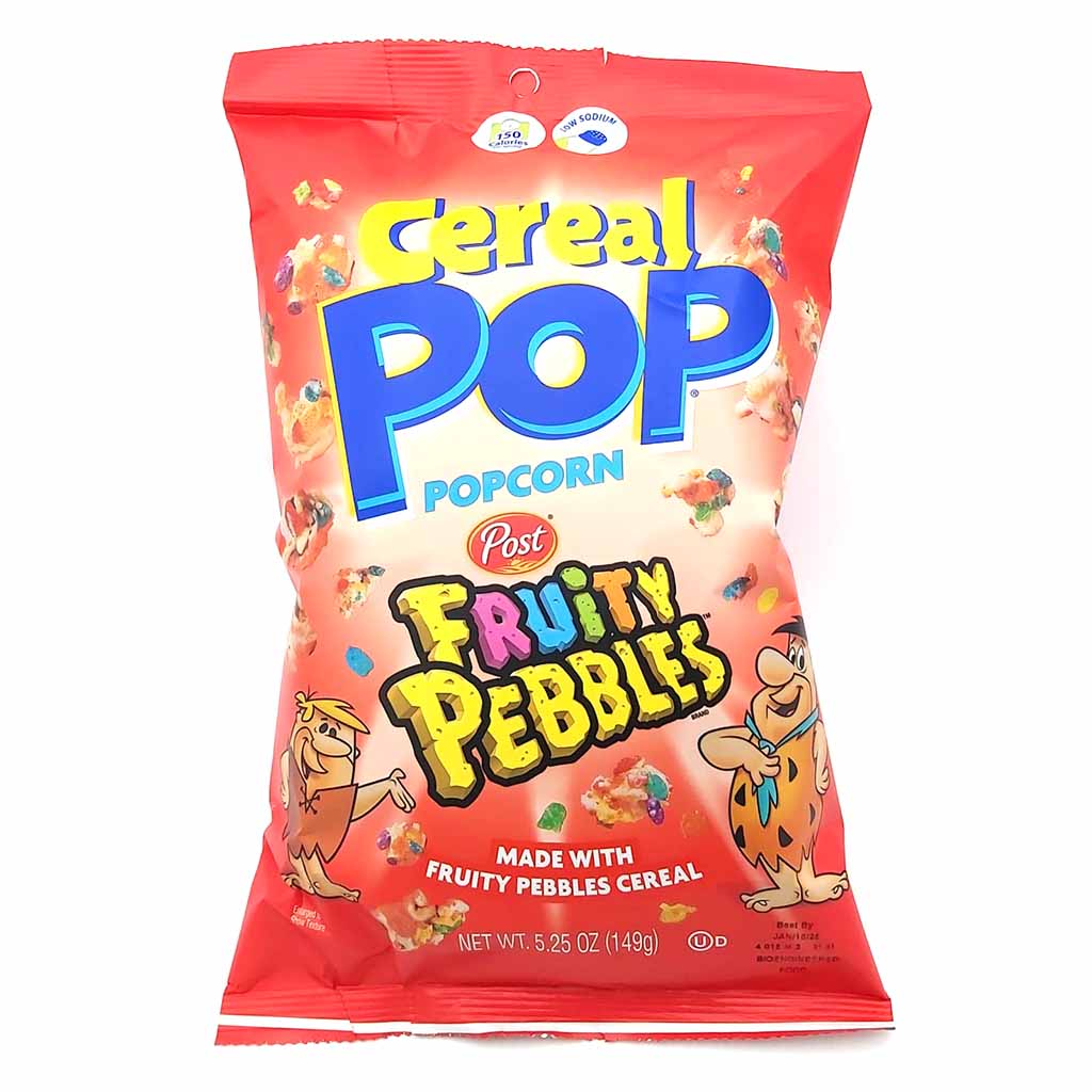 Cereal POP Popcorn Fruity Pebbles 149g MHD:9.3.25