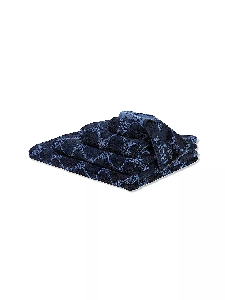 JOOP Gästetuch Cornflower 30x50cm Navy dunkelblau