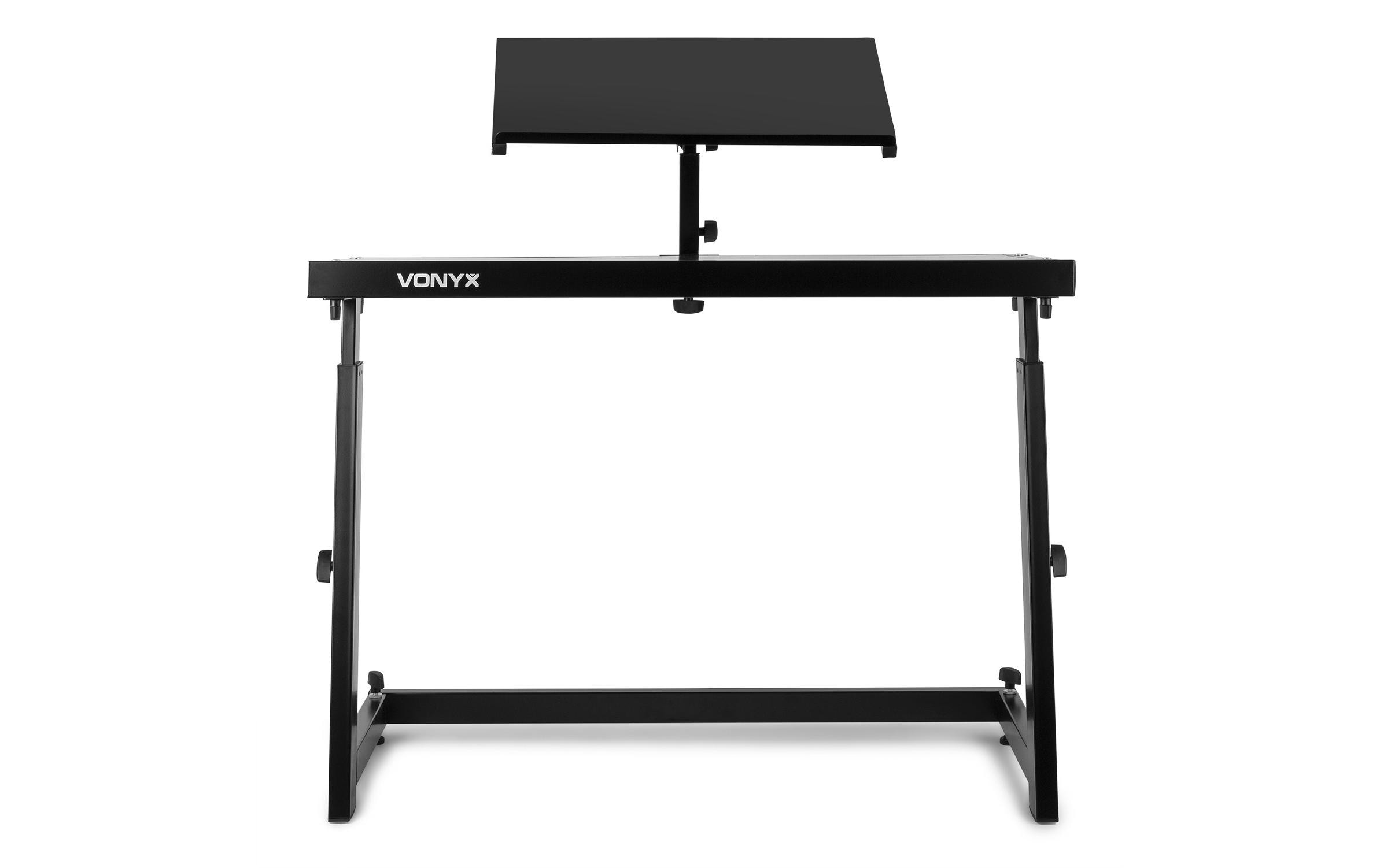 Mobiler DJ Stand DB10<br>Mobiler DJ Tisch mit Laptop Halter