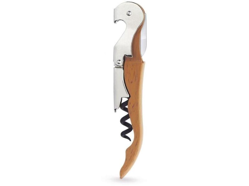 Pulltex Korkenzieher Wood Braun Zapfenzieher mit Holz Effekt