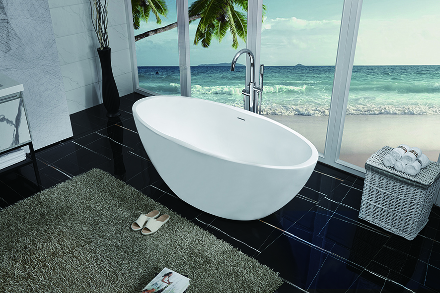 Mueller Oval vrijstaand ligbad 170x78 mat wit