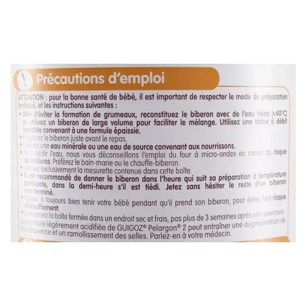 Guigoz Pelargon 2ª Idade +6m 780g