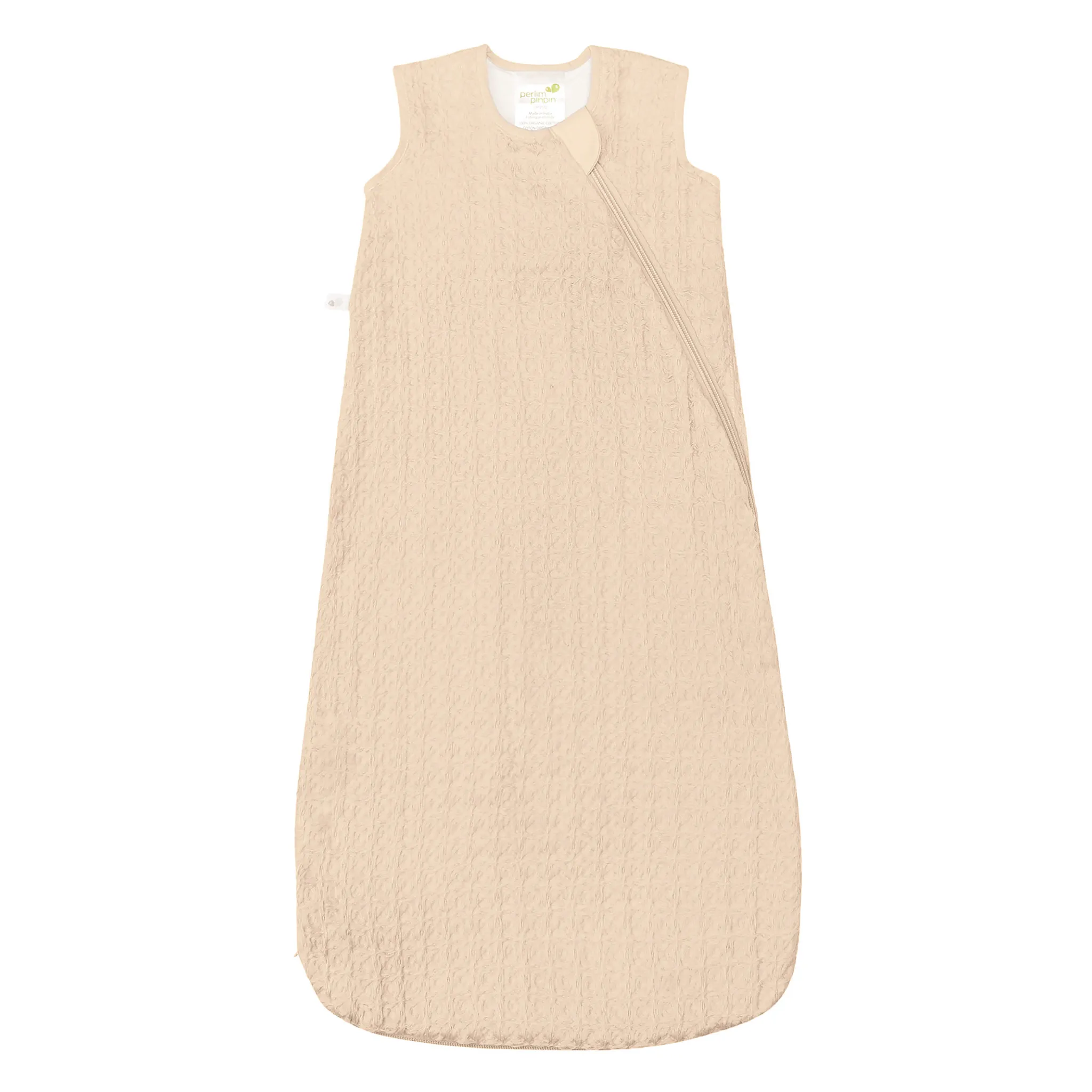 Perlimpinpin Sac de Nuit Mousseline Gauffré 0-36mois - Curry