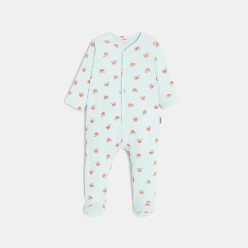 Pyjama bébé garçon bleu à motifs soleil Catimini Bleu