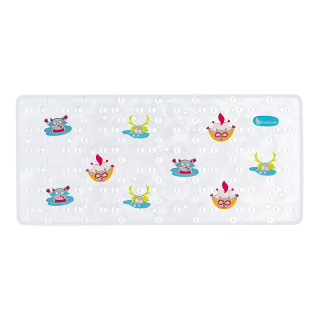 Tapis de bain extra long - Montagne - Ecru