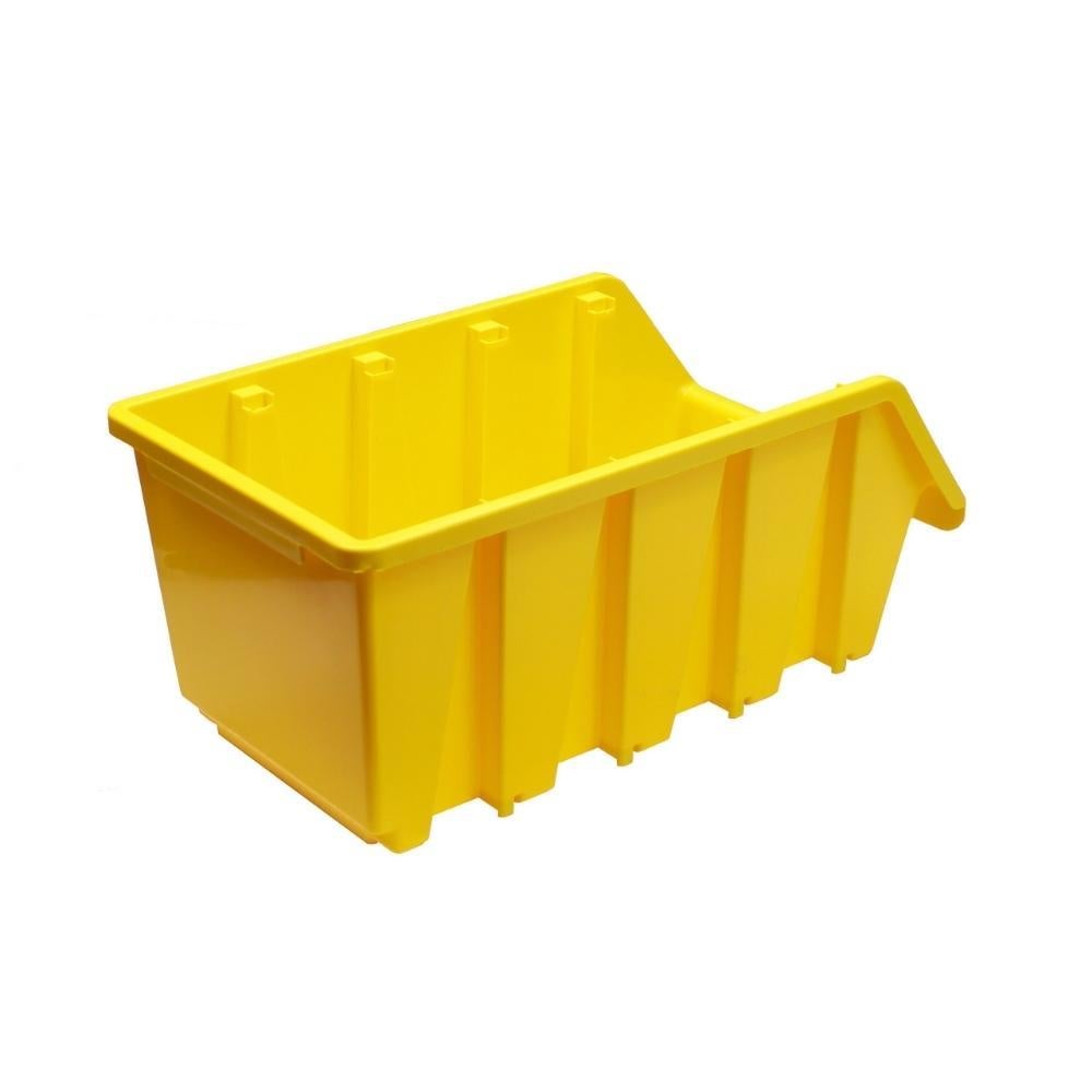 PROREGAL SuperSaver Set 5x Opbergdoos 4 HxBxD 15,5 x 20,4 x 34 cm Polypropyleen Geel