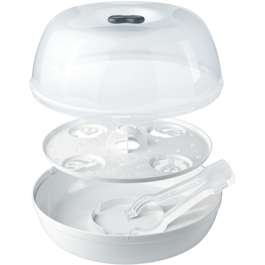 NUK Mikrowellen Dampf-Vaporisator Micro Express Plus für bis zu 4 Flaschen