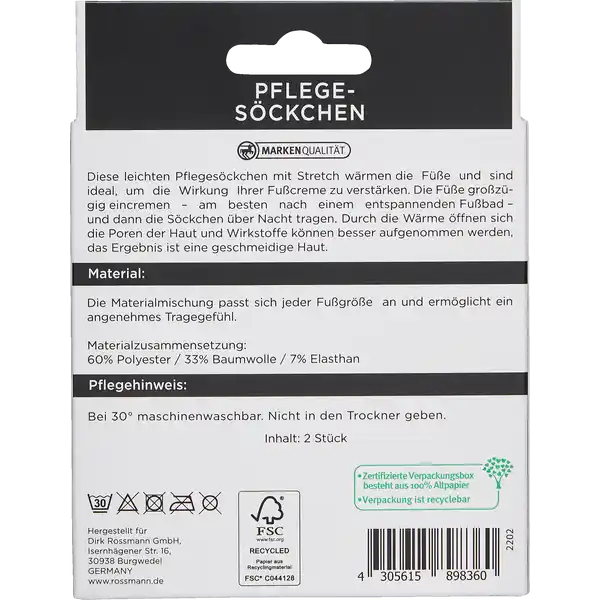 Pflegesöckchen