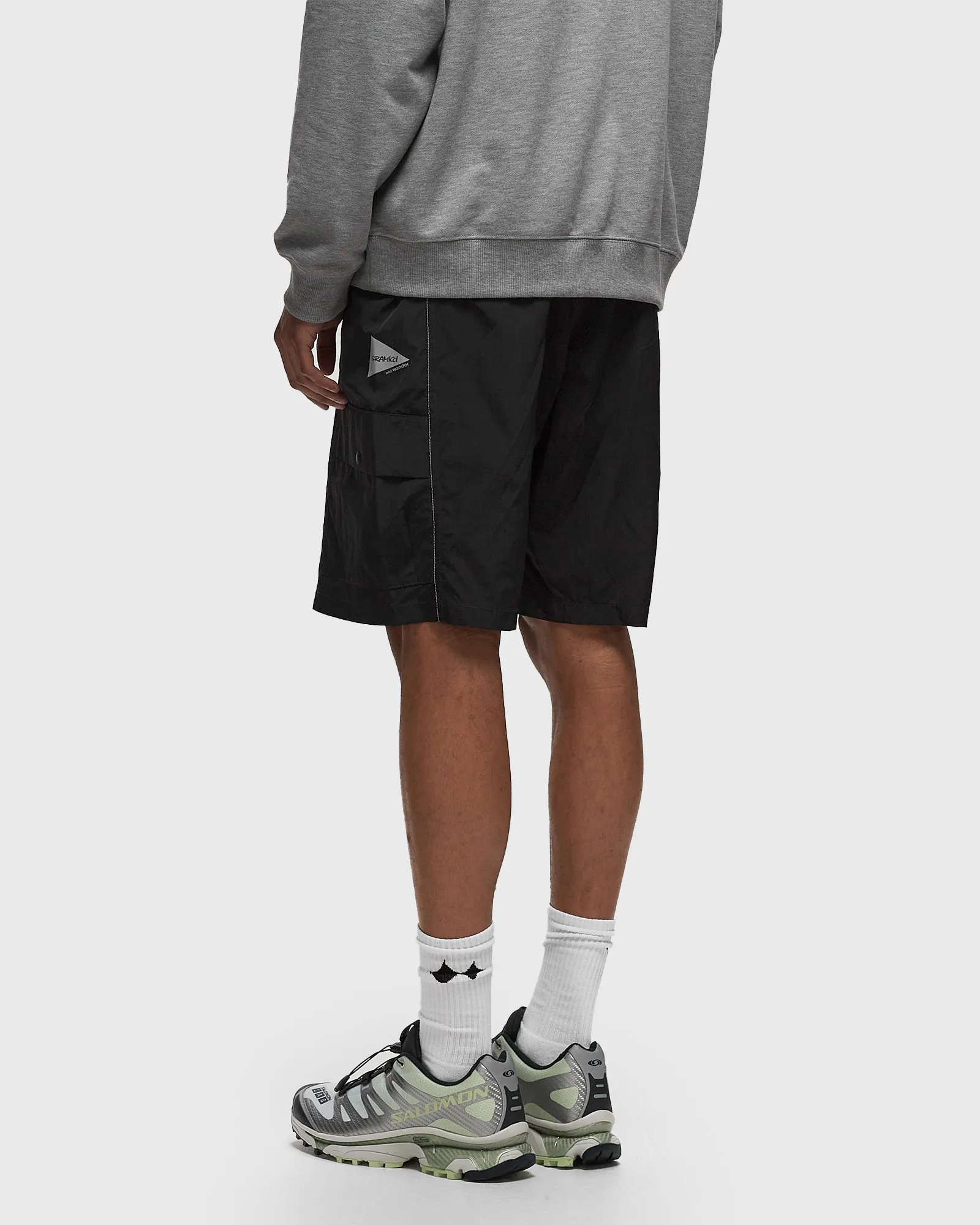 Gramicci x AND WANDER PATCHWORK WIND SHORT