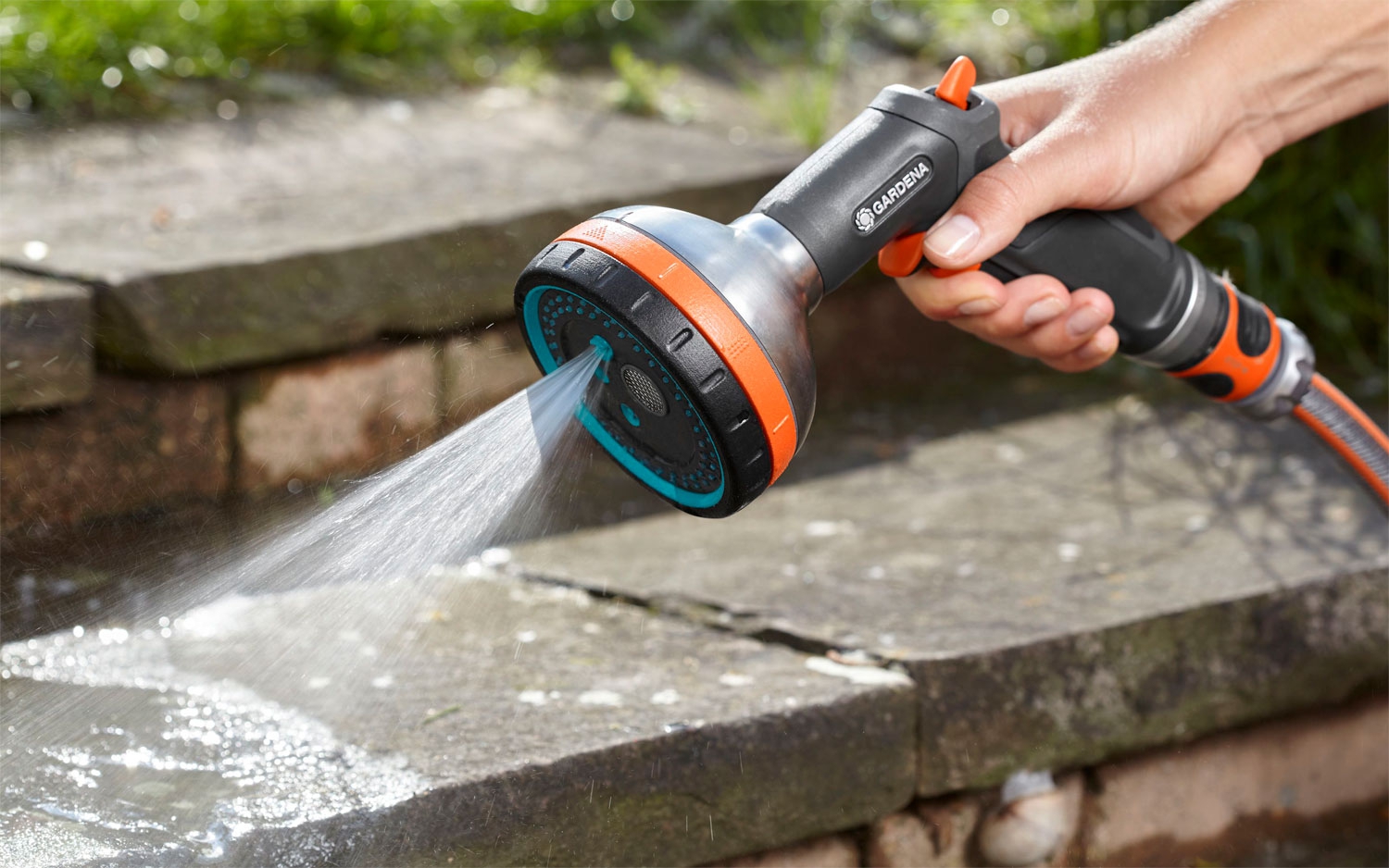Gardena Premium Multibrause für Gartenschläuche / Schlauchtrommeln