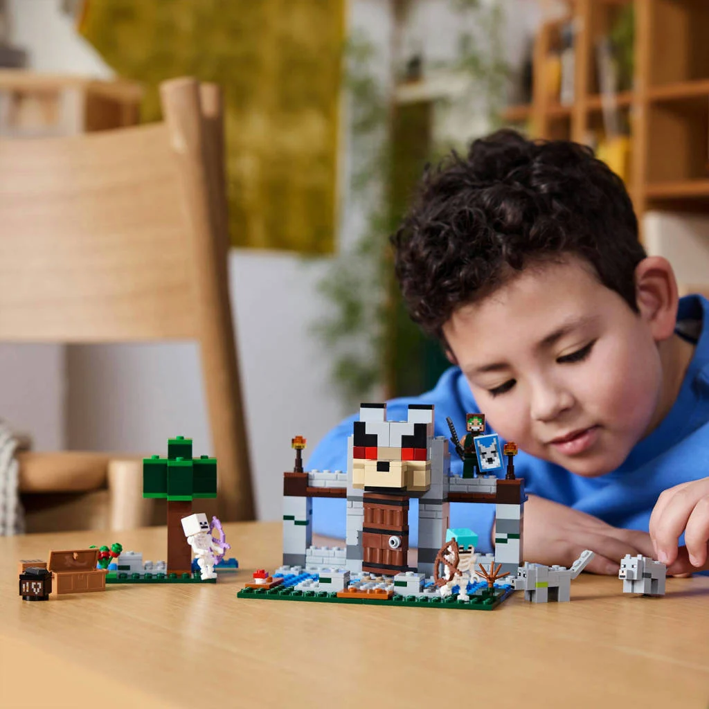 De wolvenburcht Bouwpakket met Kasteel Speelgoed voor Kinderen 21261