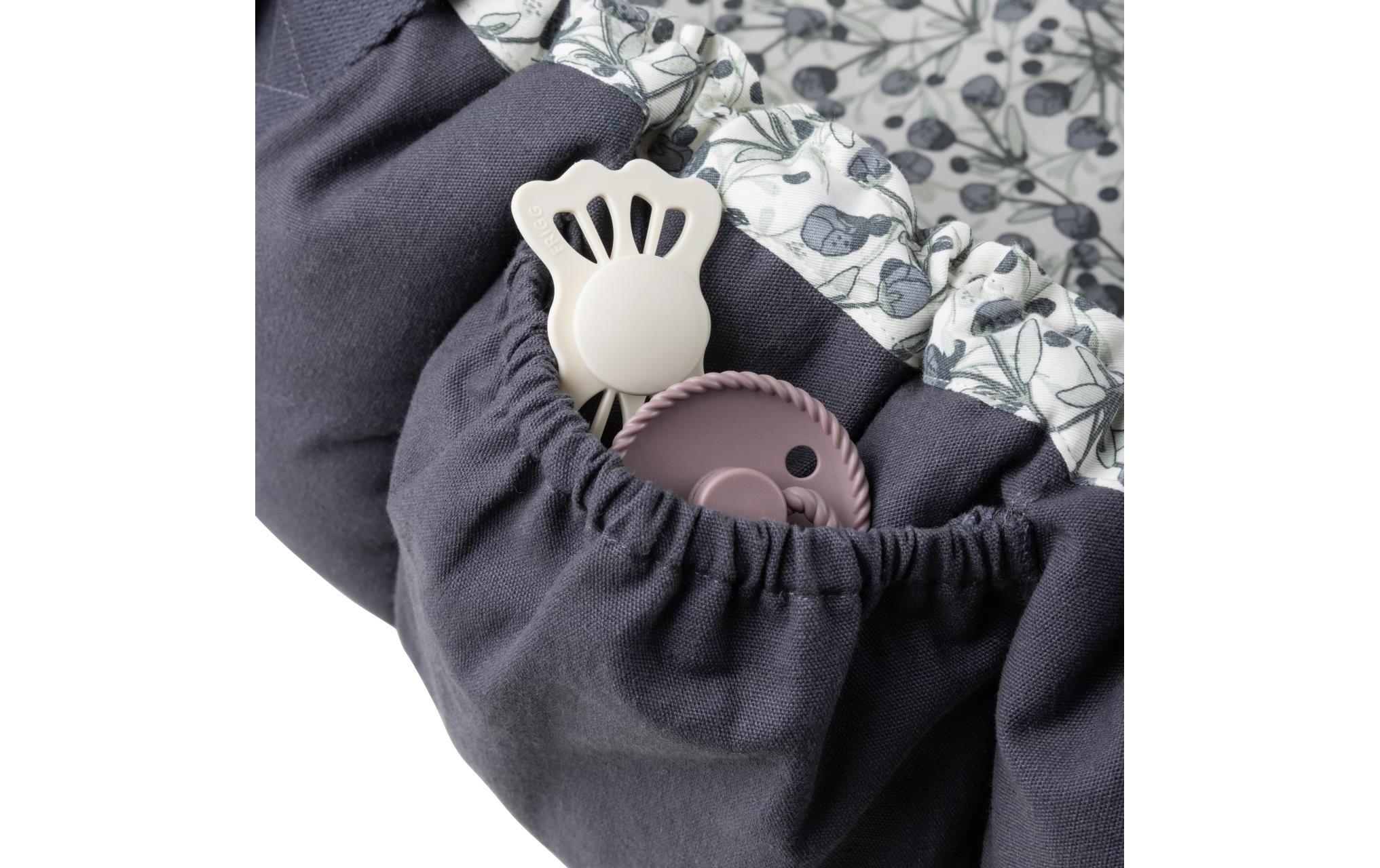 Babynest 3 in 1 Blue Olive<br>Babytragtasche aus Bio-Baumwolle