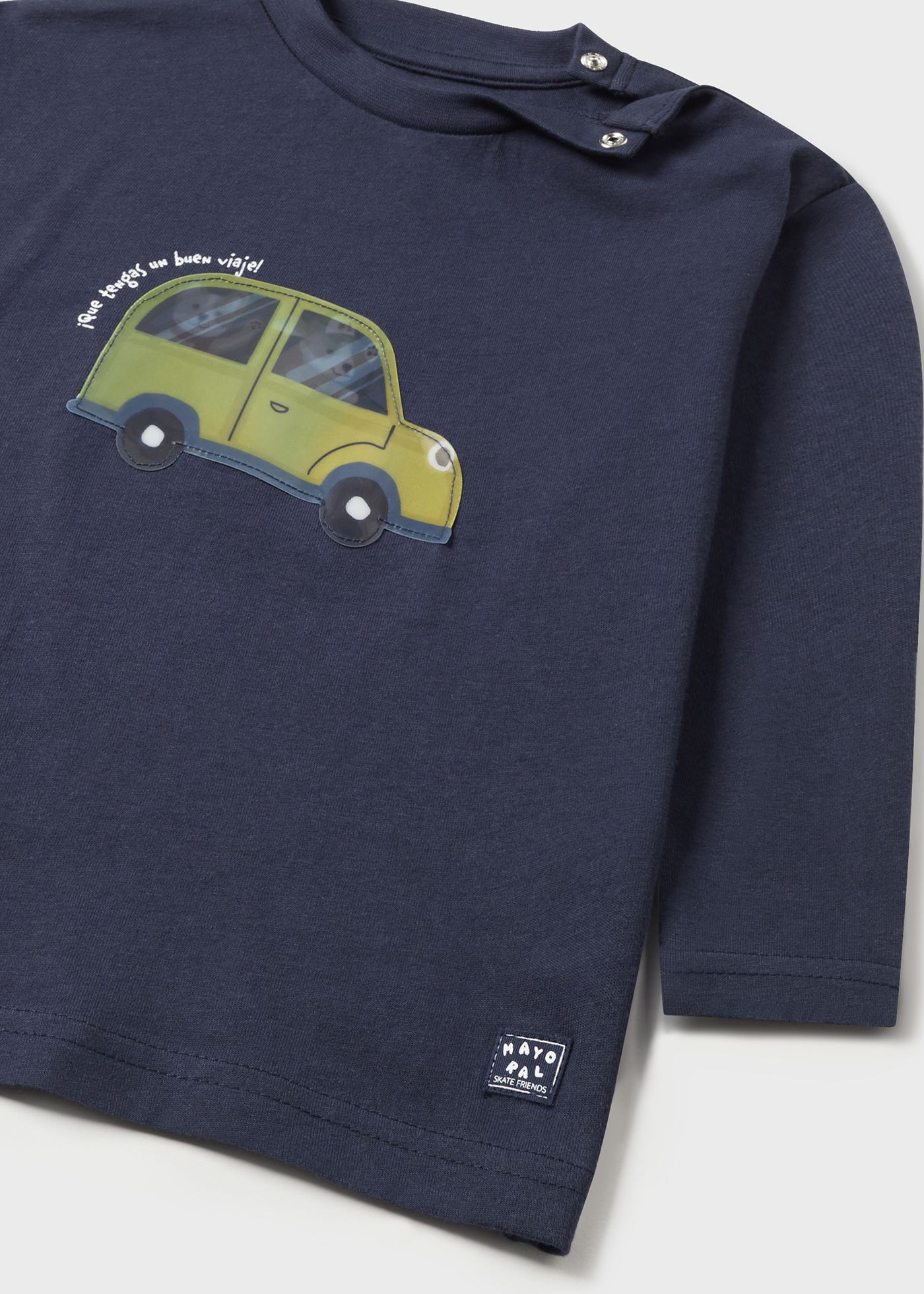Camiseta interativa tamanho grande Better Cotton para bebês