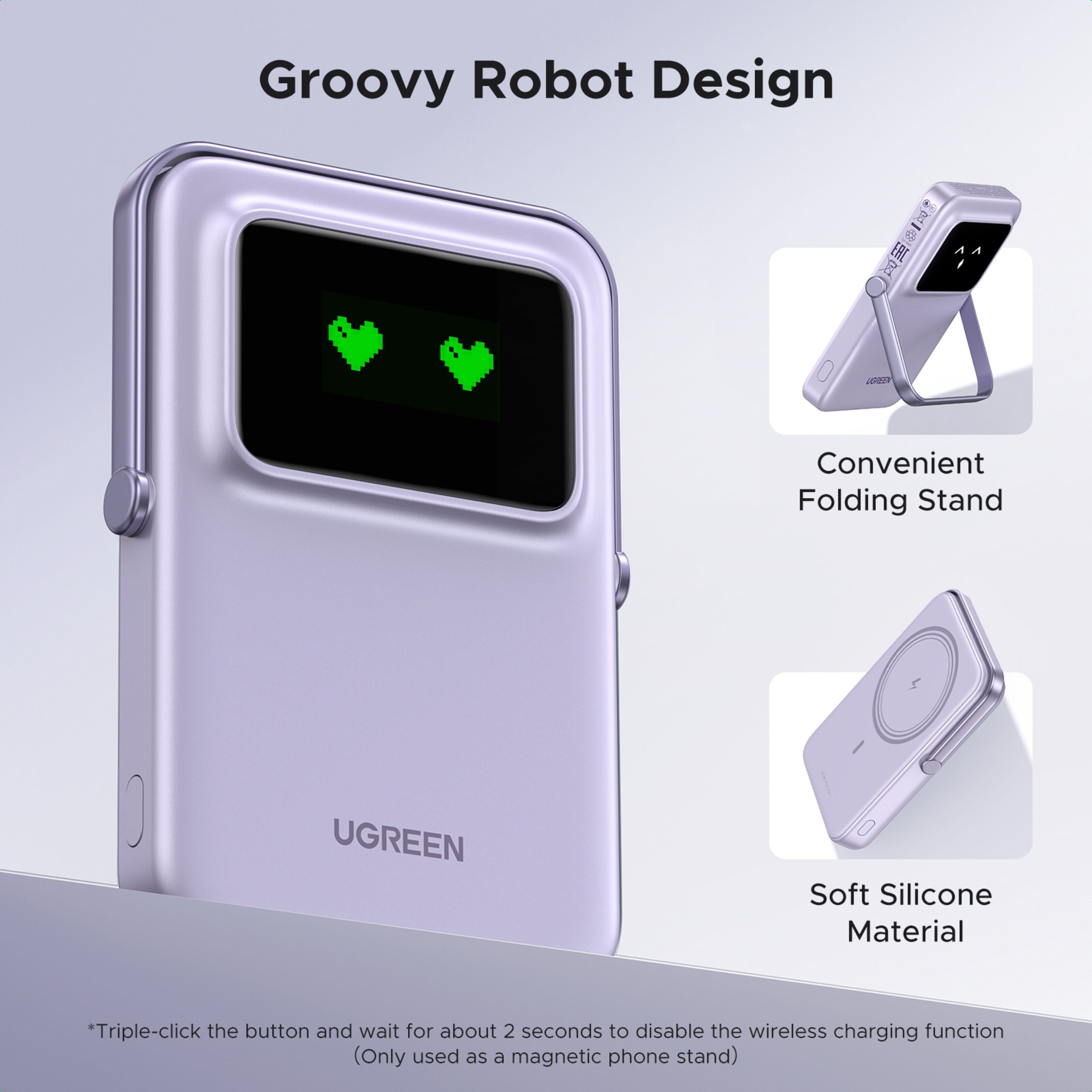 Ugreen Uno Magnetisk powerbank 5000 mAh