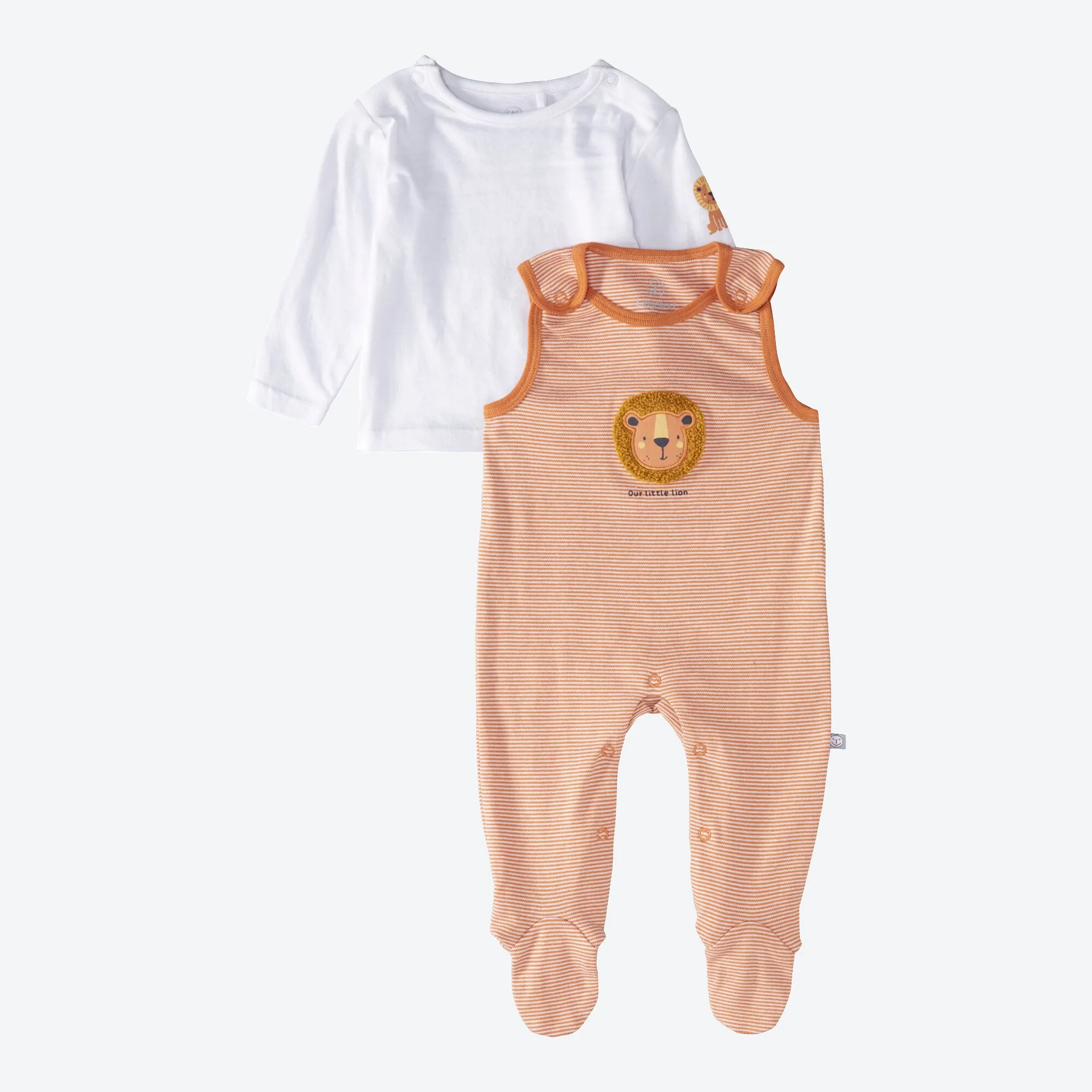 Baby-Jungen-Strampler-Set, 2-teilig