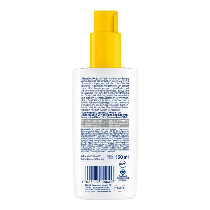 Ladival trockene Haut Sonnenschutz-Spray LSF 50 + , 150 ml