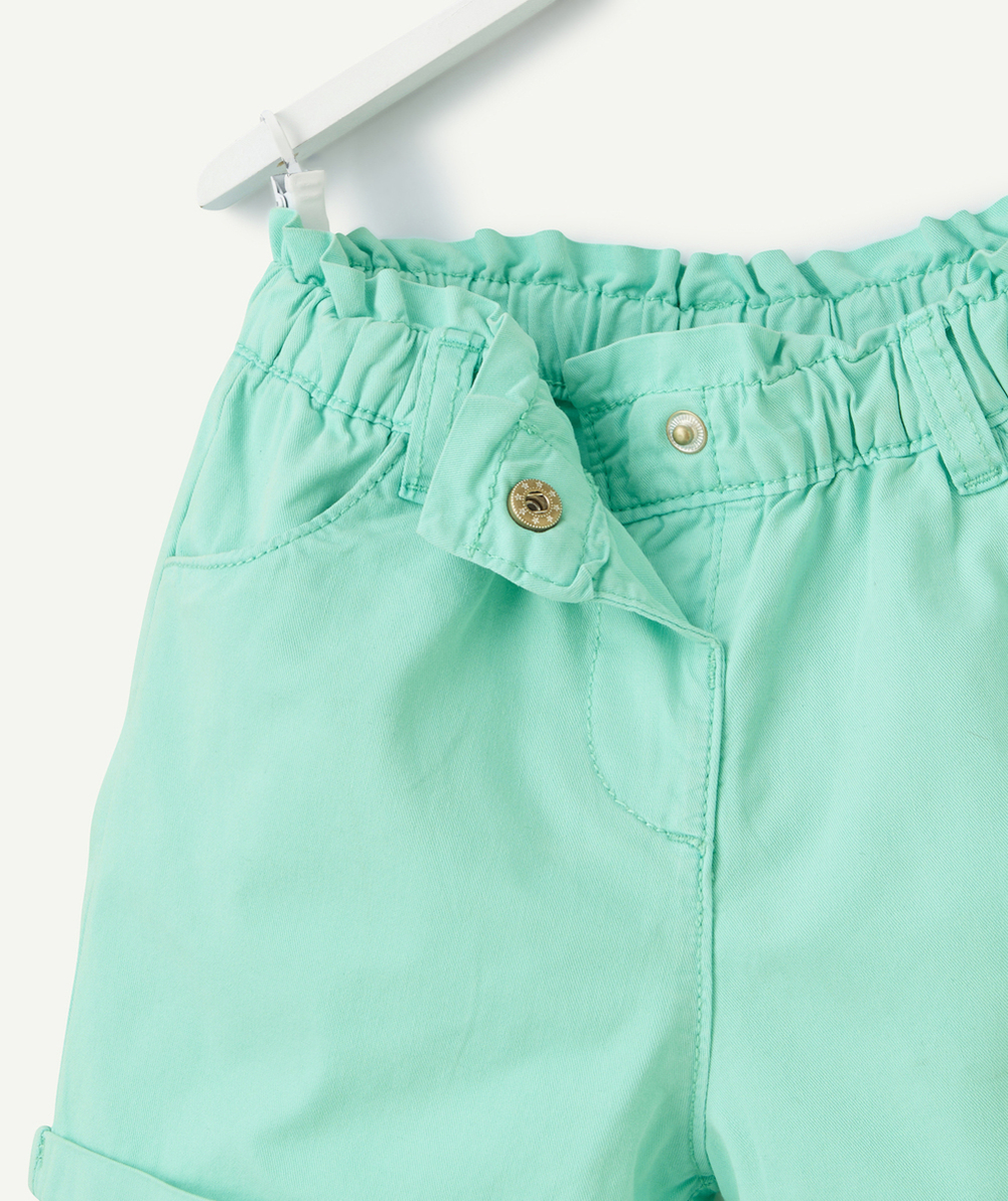 short droit bébé fille vert