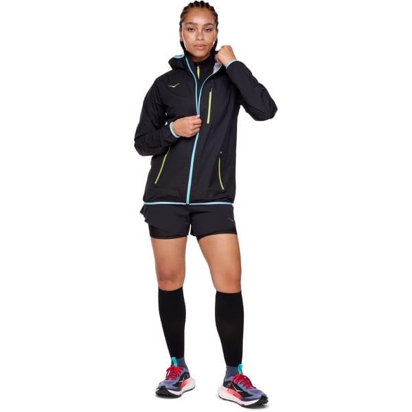 Veste trail HOKA ONE ONE TECSKY WATERPROOF JACKET W BLACK