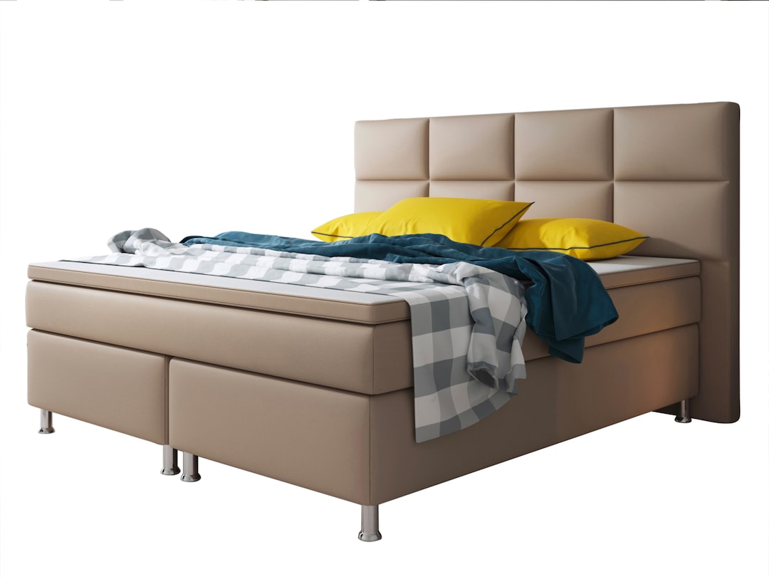 Boxspringbett Miami 140 x 200 cm anthrazit