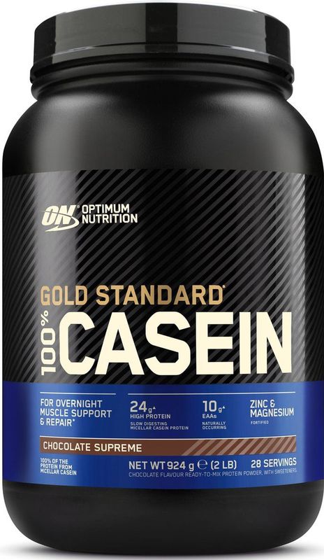 Optimum Nutrition - Casein Gold Standard - Eiwitshake - Chocolade - 908gr