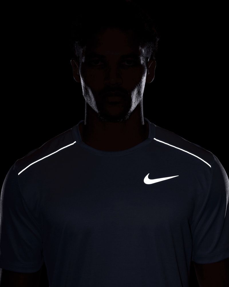 T-shirt de running Nike Miler Bleu pour homme