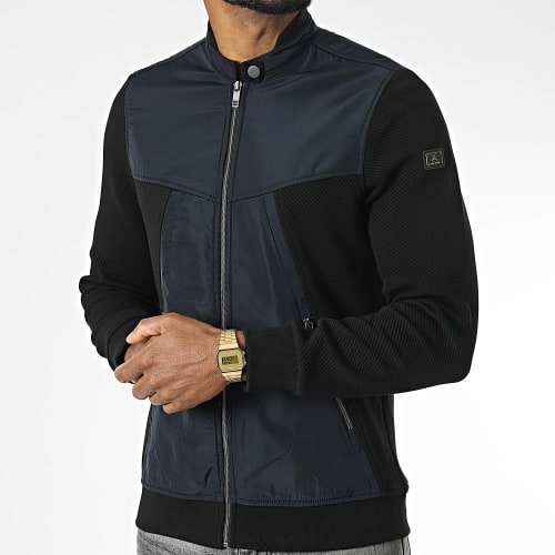 Veste Zippée BLC22K04 Noir Bleu Marine