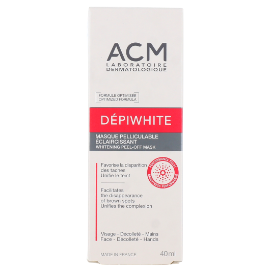 Masque visage anti-taches éclaircissant ACM Dépiwhite
