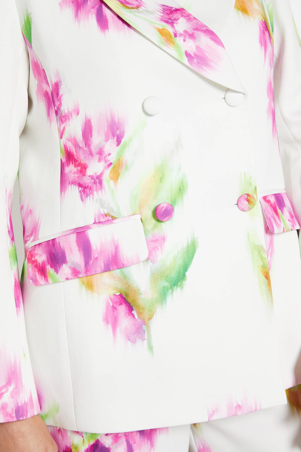 Wallis Ensemble Coordonné Blazer Satin Fleuri