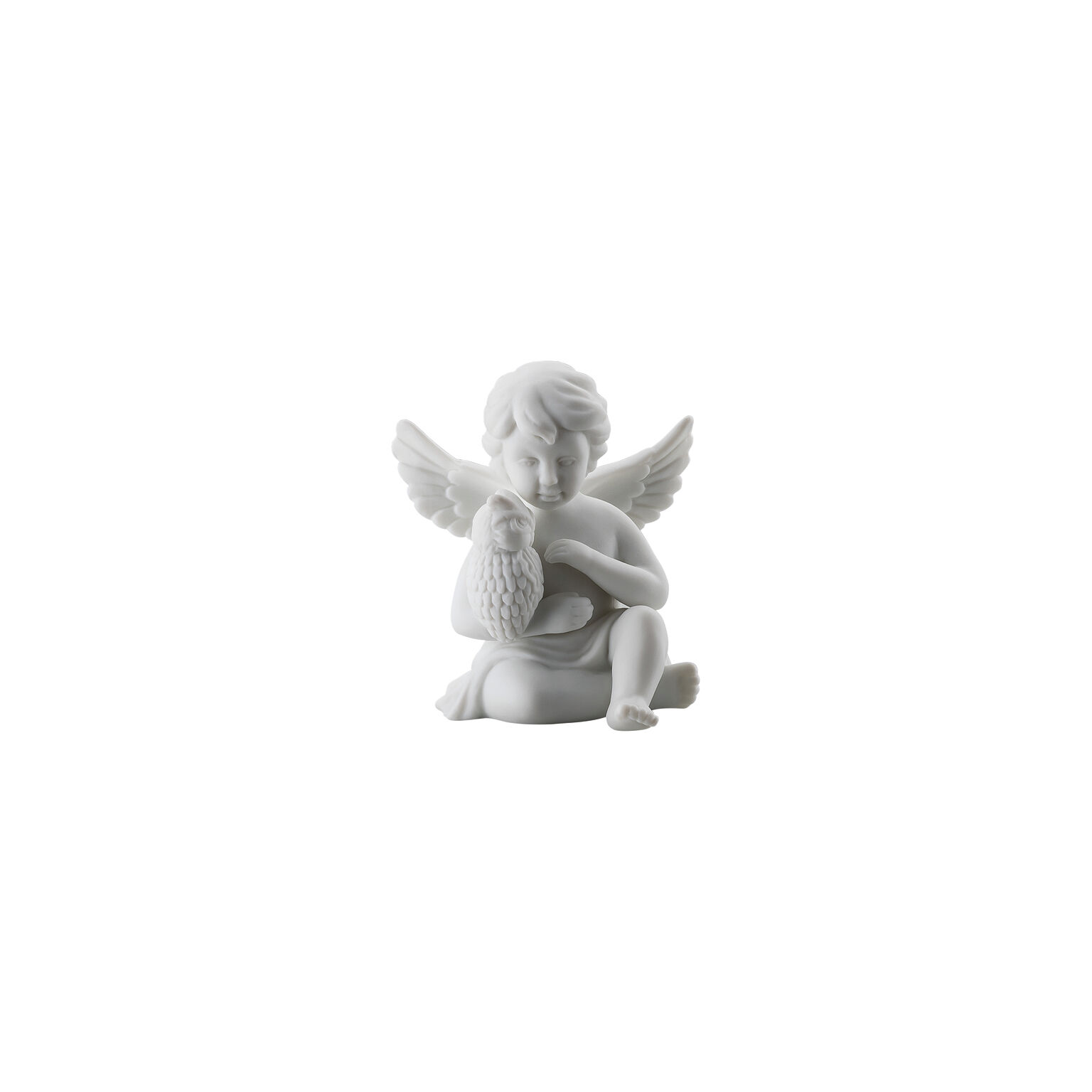 Angels Weiss matt Engel mit Eule