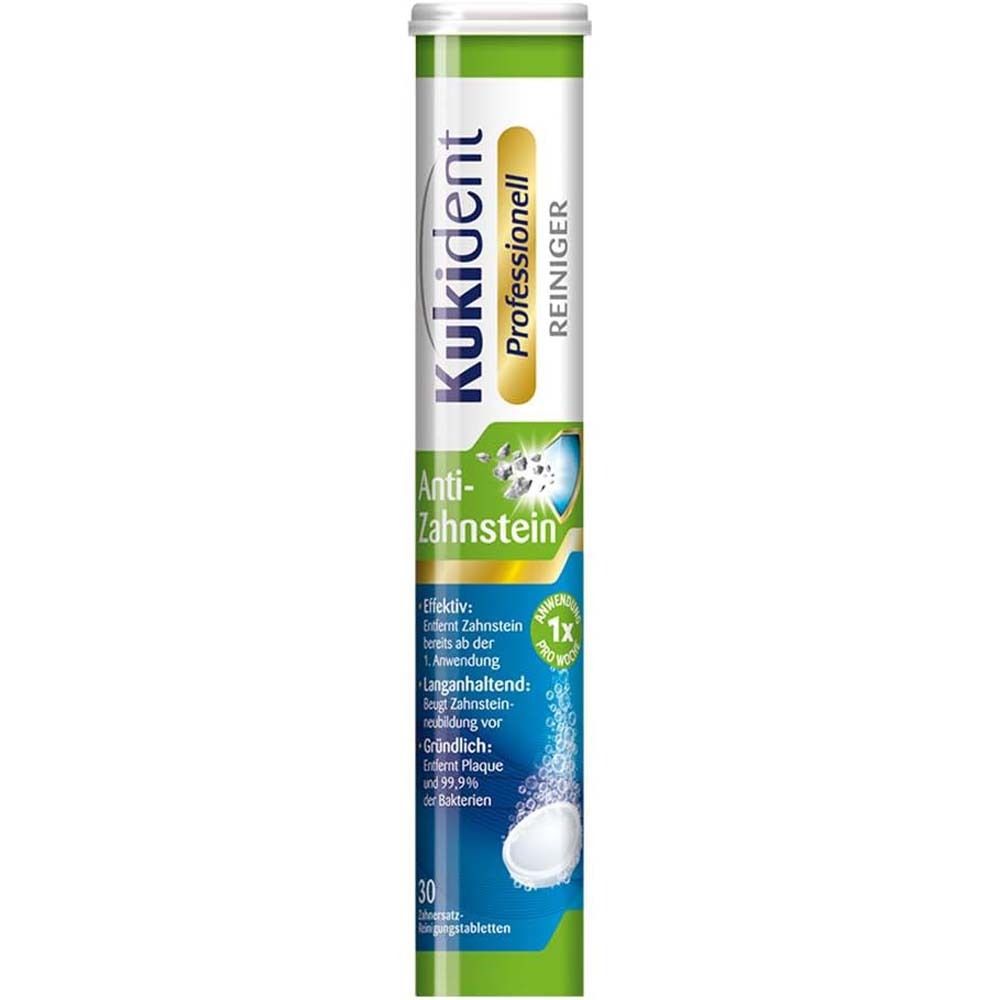 Kukident Professionell Anti-Zahnstein Gebissreiniger Tabs