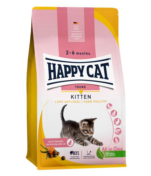 Happy Cat Trockenfutter für Katzen Young