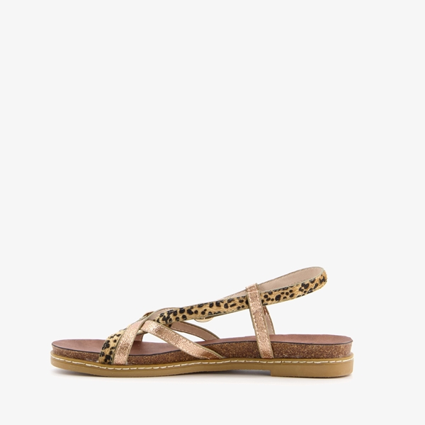 Blue Box dames sandalen met panterprint
