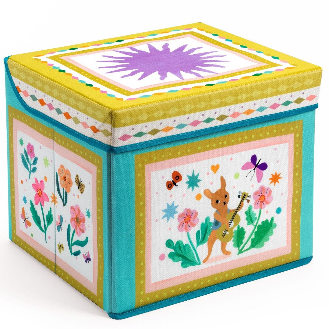 Djeco opbergpoef boho - 29x25 cm