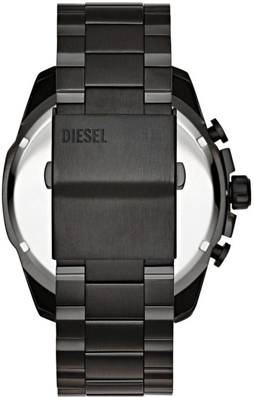 Diesel - Mega Chief - Herenhorloge - Zwart - Roestvrij Staal - Waterdicht 10 ATM