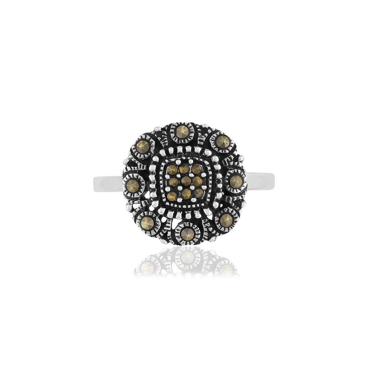 Bague argent 925 marcassites