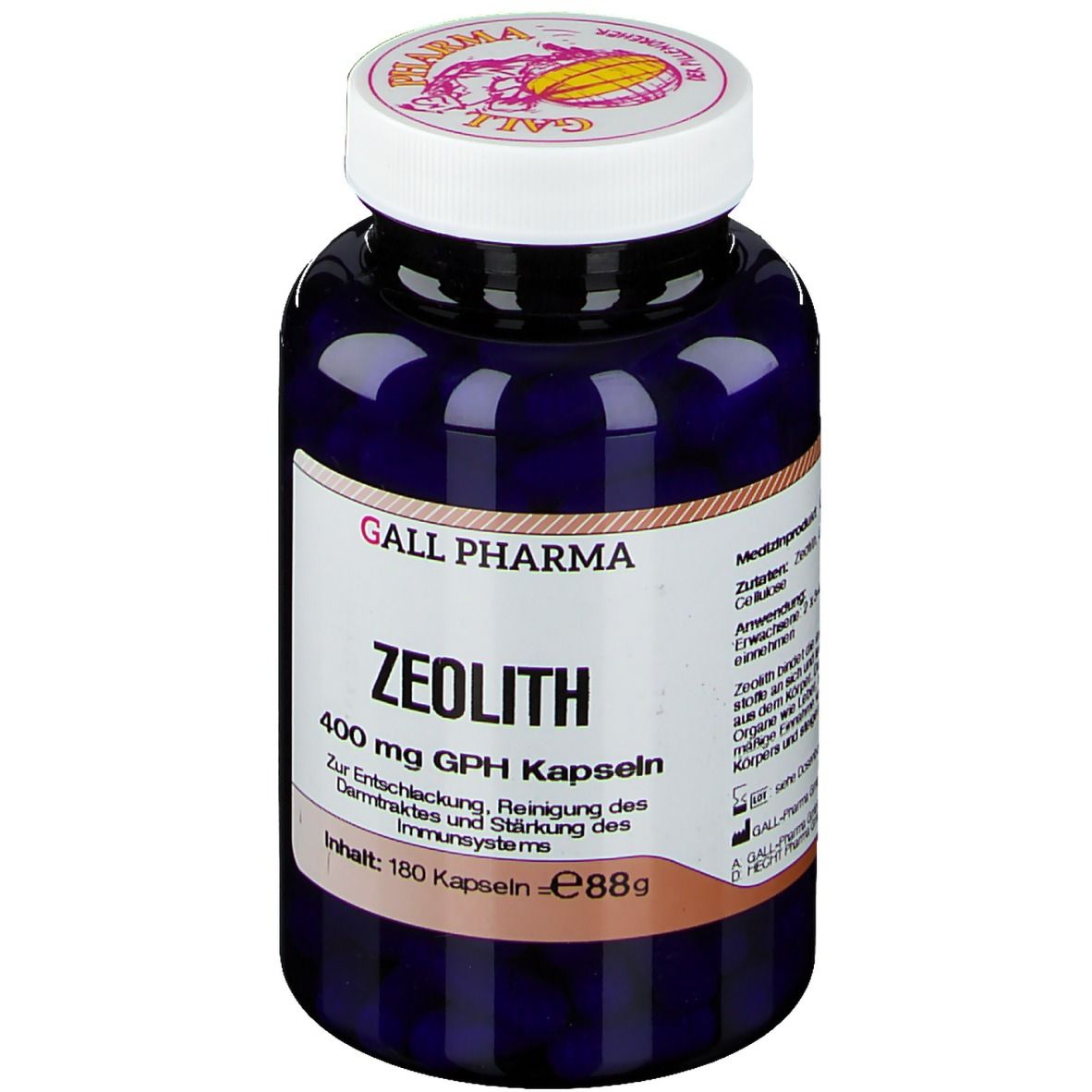 GALL PHARMA Zeolith 400 mg GPH Kapseln