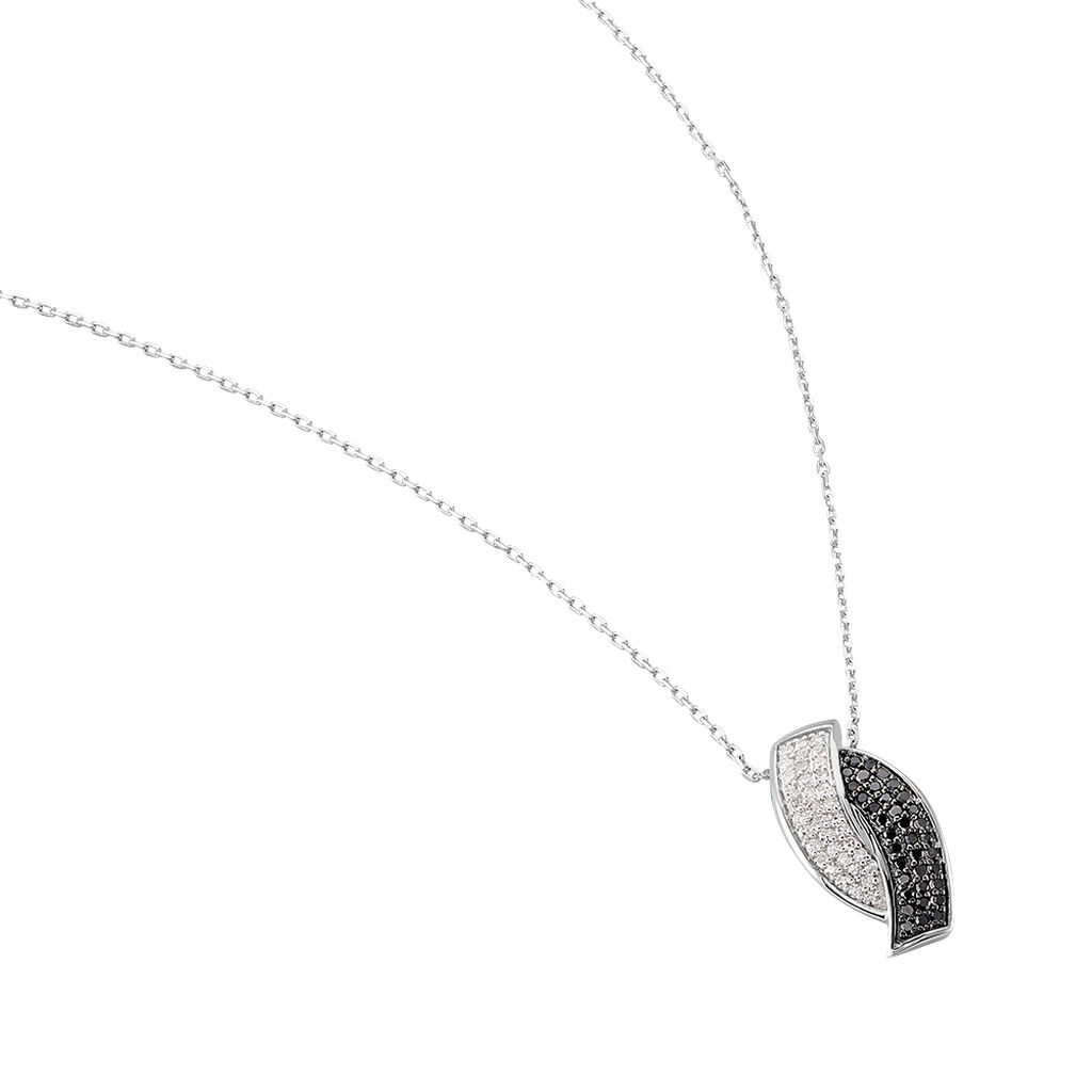 Collier Oia Or Blanc Diamant