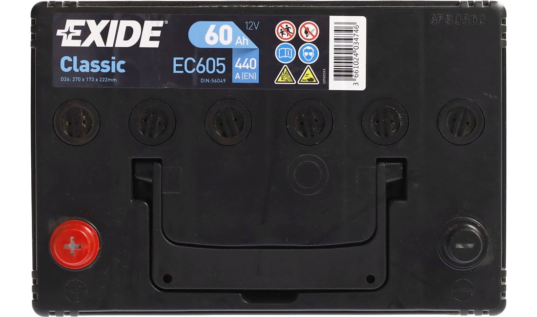 Batteri 12V 60Ah